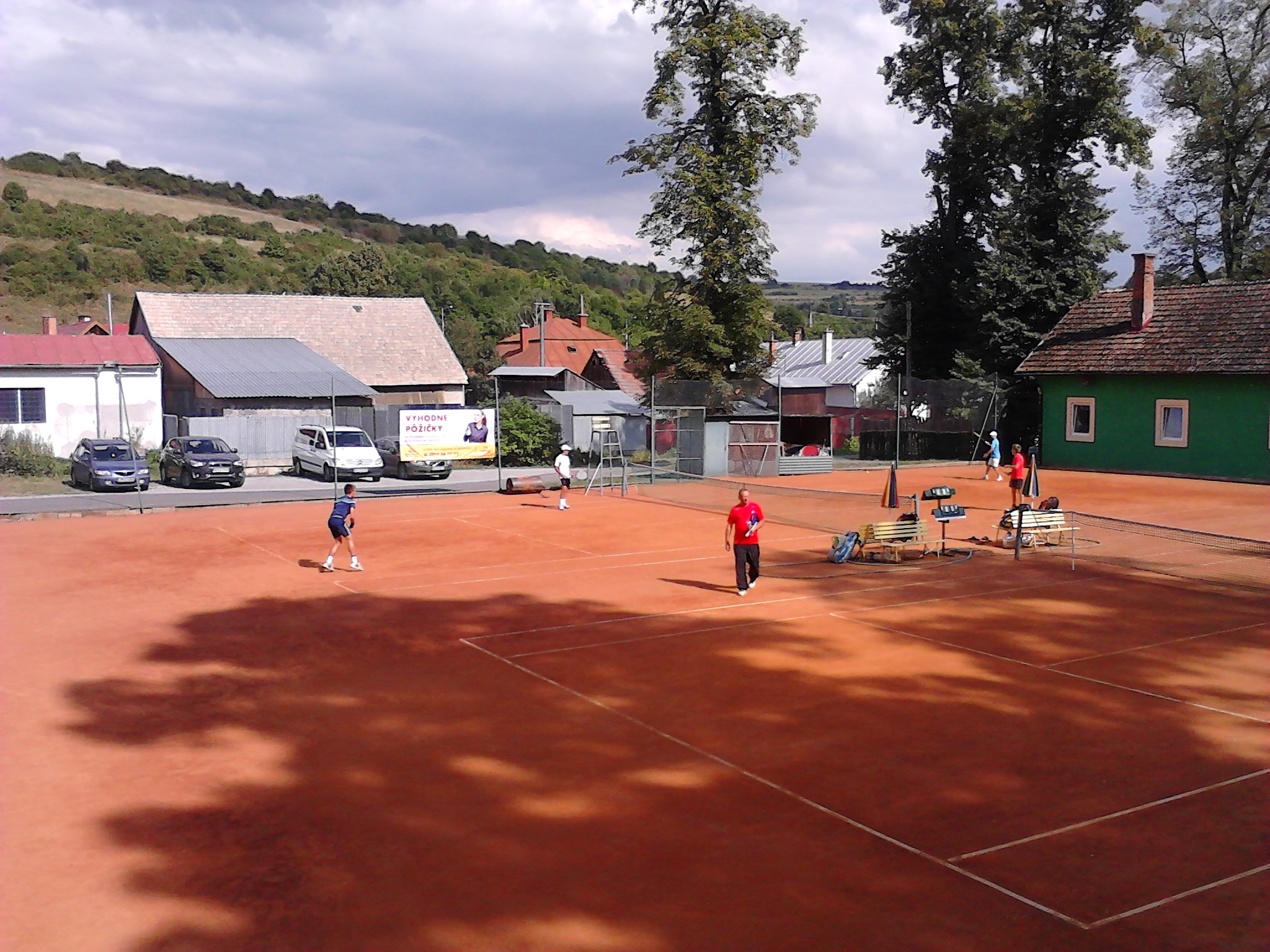 pohľad na areál TC 92 Levoča - LEVOČA CUP dorastenci