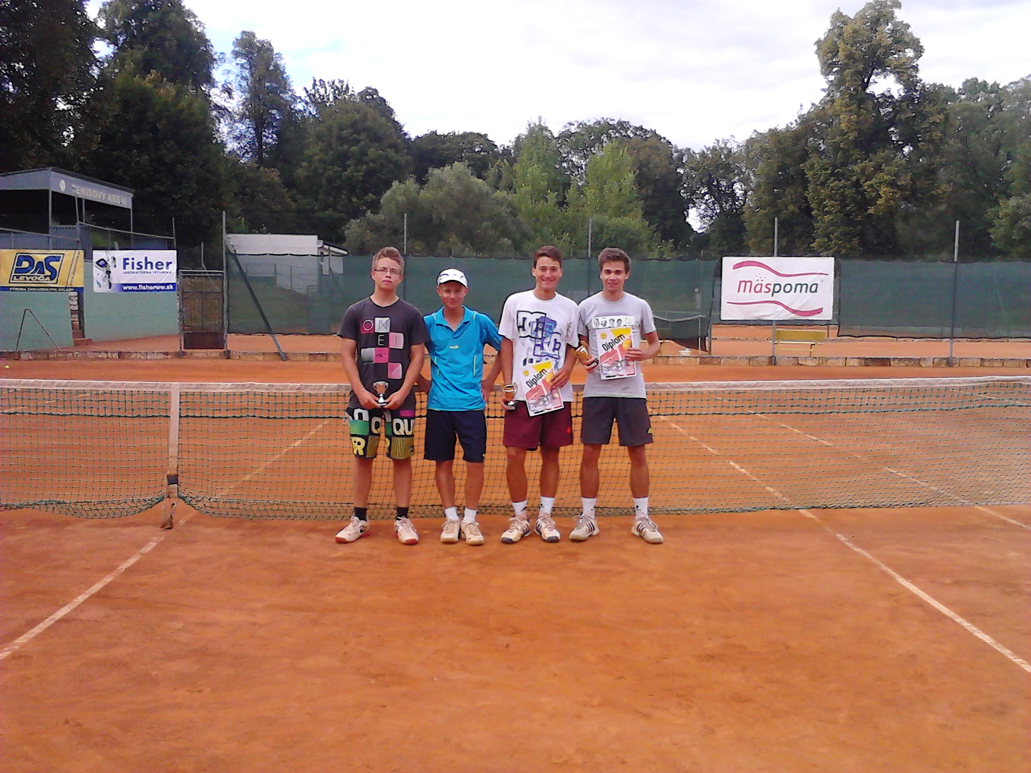 finalisti štvorhry LEVOČA CUP 2013 - dorast